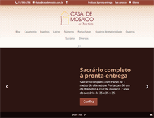 Tablet Screenshot of casademosaico.com.br